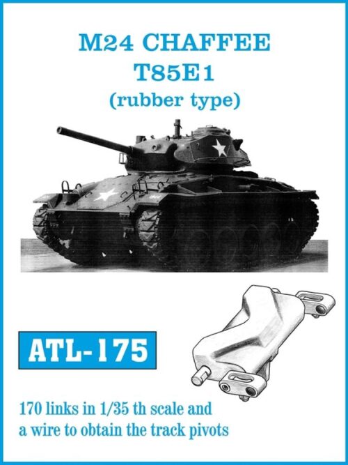 Friulmodel ATL-175 Metallketten für M24 CHAFFEE T85E1 (rubber type)