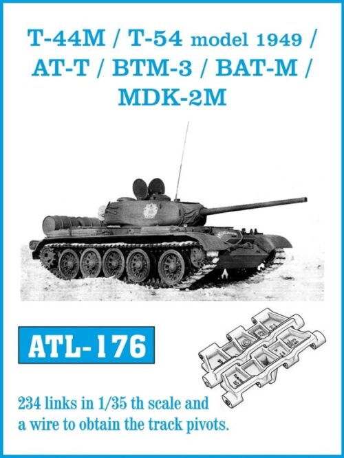 Friulmodel ATL-176 Metallketten für T-44M /T-54 model 1949/ AT-T/ BTM-3/ BAT-M/ MDK-2M