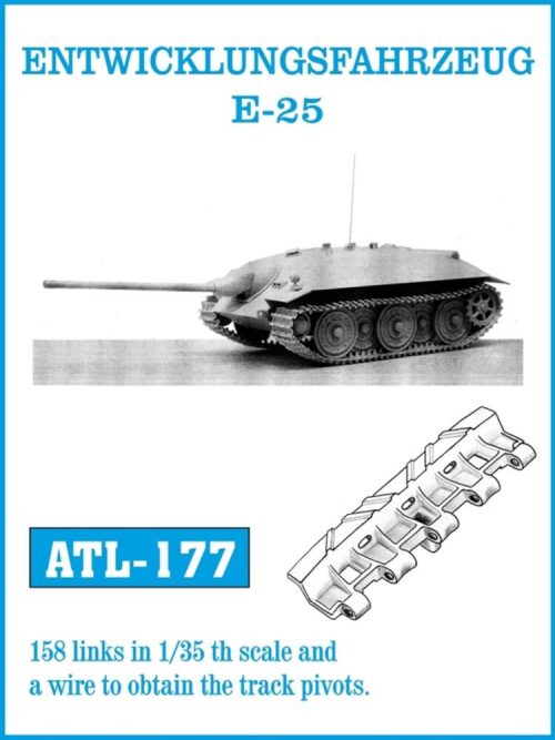 Friulmodel ATL-177 Metallketten für ENTWICKLUNGSFAHRZEUG E-25