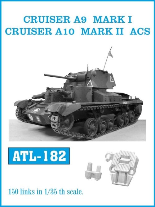 Friulmodel ATL-182 Metallketten für CRUISER A9 MARK I./ CRUISER A10 MARK II ACS