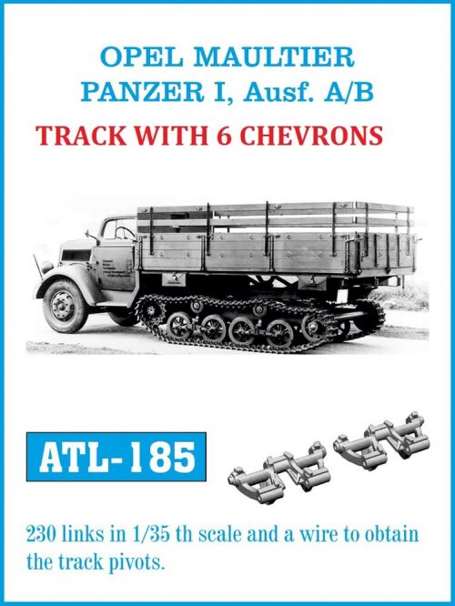 Friulmodel ATL-185 Metallketten für OPEL MAULTIER / PANZER I, Ausf. A/B