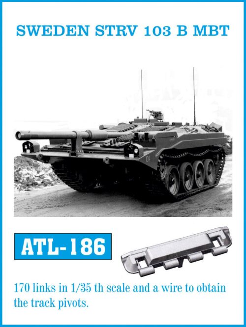 Friulmodel ATL-186 Metallketten für SWEDEN STRV 103 B MBT