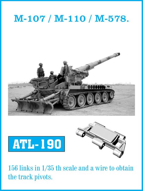 Friulmodel ATL-190 Metallketten für M-107 / M-110 / M-578