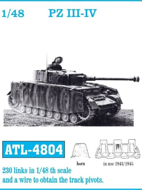 Friulmodel ATL-4804 Metallketten für  PZ III - IV 1943/1945