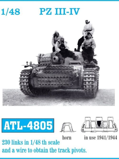 Friulmodel ATL-4805 Metallketten für Ketten f?r PZ III - IV 1941/1944