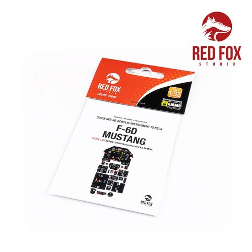 Red Fox Studio RFSQS-32080 1/32 F-6D Mustang (for Tamiya kit)