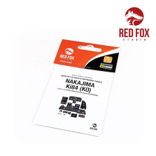 Red Fox Studio RFSQS-32093 1/32 Nakajima Ki84 (KO) (for Hasegawa kit)