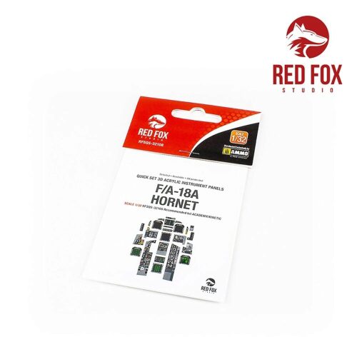Red Fox Studio RFSQS-32108 1/32 F/A-18A Hornet (for Academy/Kinetic kit)