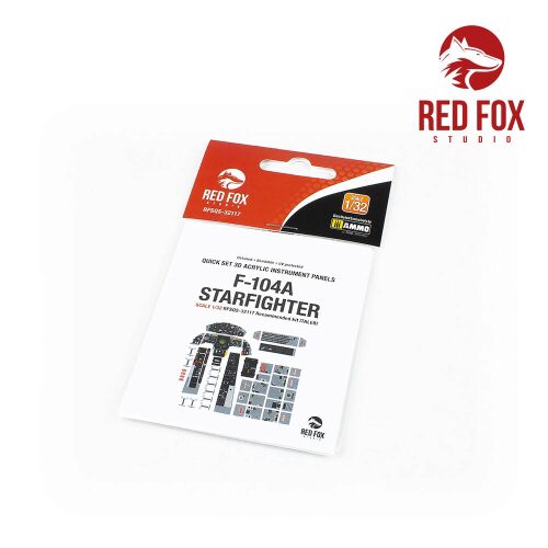 Red Fox Studio RFSQS-32117 1/32 F-104A Starfighter (for Italeri kit)