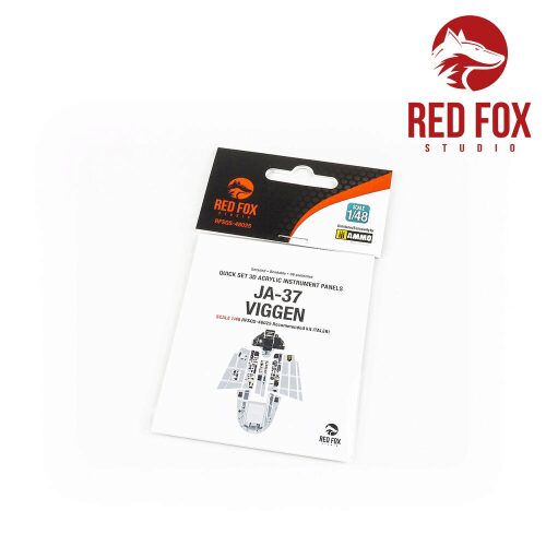 Red Fox Studio RFSQS-48025 1/48 Saab Ja-37 Viggen (for Italeri kit)