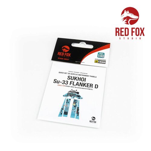 Red Fox Studio RFSQS-48037 1/48 Su-33 Flanker D (for Kinetic kit)
