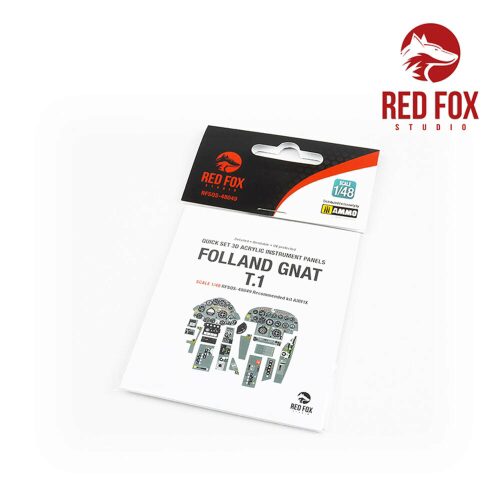 Red Fox Studio RFSQS-48049 1/48 Folland Gnat T.1 (for Airfix kit)