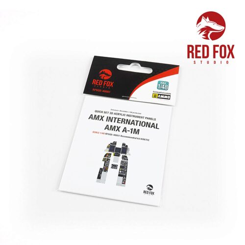 Red Fox Studio RFSQS-48051 1/48 AMX A-1M (for Kinetic kit)