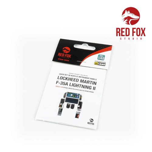 Red Fox Studio RFSQS-48058 1/48 F-35A Lightning II (for Meng kit)
