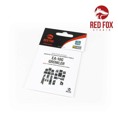 Red Fox Studio RFSQS-48082 1/48 EA-18G Growler (for Meng kit)