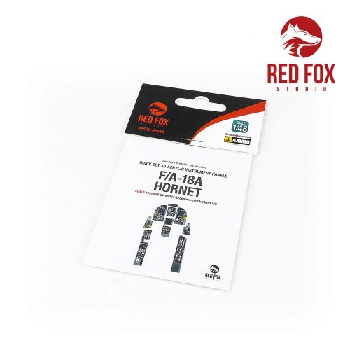 Red Fox Studio RFSQS-48083 1/48 F/A-18A Hornet (for Kinetic kit)