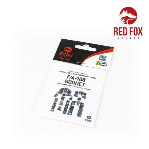 Red Fox Studio RFSQS-48084 1/48 F/A-18B Hornet (for Kinetic kit)