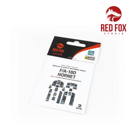 Red Fox Studio RFSQS-48086 1/48 F/A-18D Hornet (for Kinetic kit)