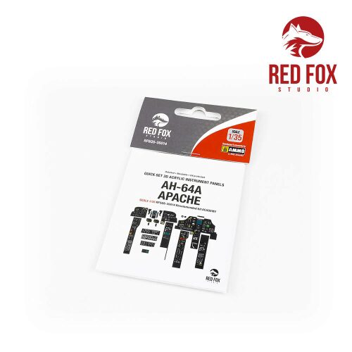 Red Fox Studio RFSQS-35014 1/35 AH-64 A Apache (for Academy kit)