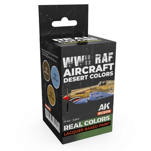 AK Interactive RCS110 Real Colors WWII RAF Aircraft Desert Colors SET