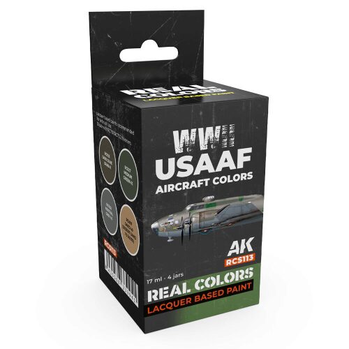 AK Interactive RCS113 Real Colors WWII USAAF Aircraft Colors SET