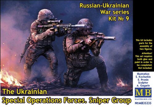 Master Box Ltd. MB35235 The Ukrainian Special Operations Forces. Sniper Group Russian-Ukrainian War series, kit No. 9