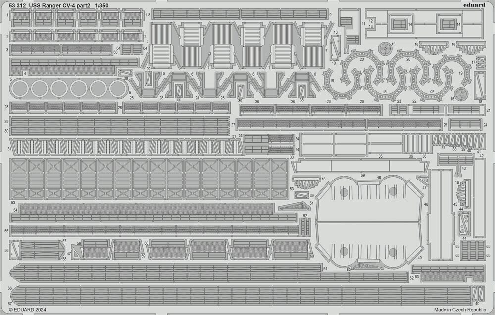 Eduard Accessories 53312 USS Ranger CV-4 part 2 1/350