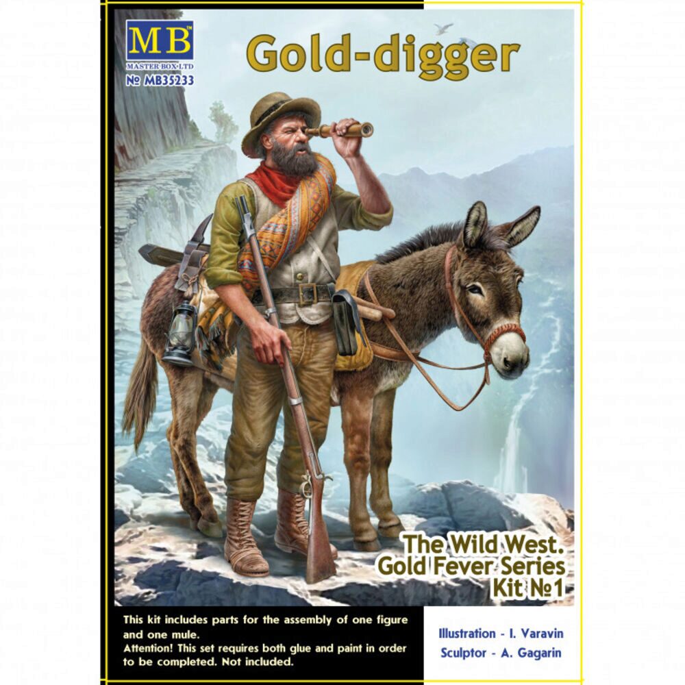 Master Box Ltd. MB35233 Gold-digger. The Wild West. Gold Fever Series. Kit ? 1.