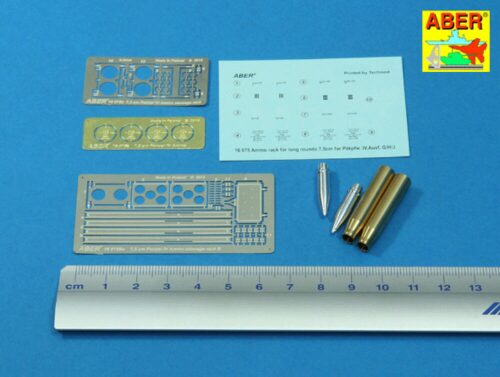 Aber Models 16 075B Ammo stowage rack type B for long rounds