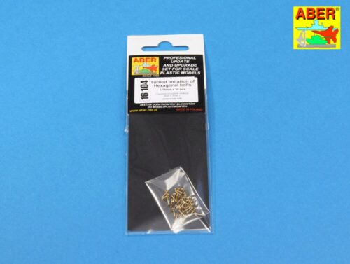 Aber Models 16104 Turned imitation of Hexagonal bolts 1,19 mm x 30 pcs.