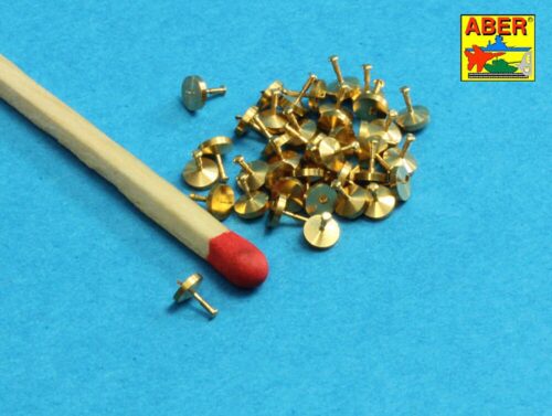 Aber Models 16106 Turned rivets 0,9 x1,3 x 0,5mm 40 pcs.