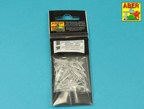 Aber Models 16198 Pz.Kpfw.I Ausf. A/B -track link pins x 200 pcs.