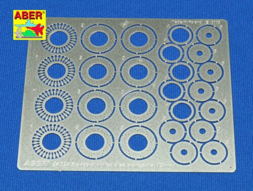 Aber Models 24024 Standard drilled discs 12mm