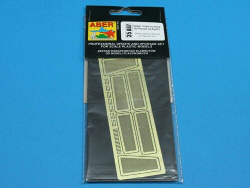 Aber Models 35 A067 Upper mesh screens for Panzer IV, Ausf. J