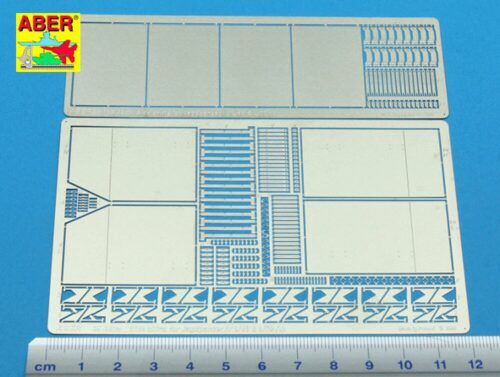 Aber Models 35 A082 Side skirts for Jagdpanzer IV (V)