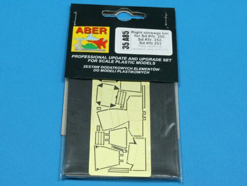 Aber Models 35 A085 Right stowage bins for SdKfz 250, 252, 253