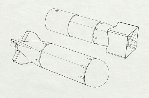 Brengun BRL48107 Mk24 Mine  Fido“ torpedo