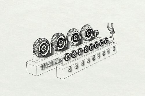 Brengun BRL144153 Mosquito wheels