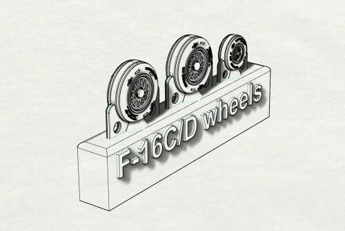 Brengun BRL144154 F-16C_D wheels