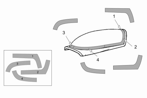 Brengun BRL72202 Extra EA-300L-330LC Canopy masks (Brengun kit)