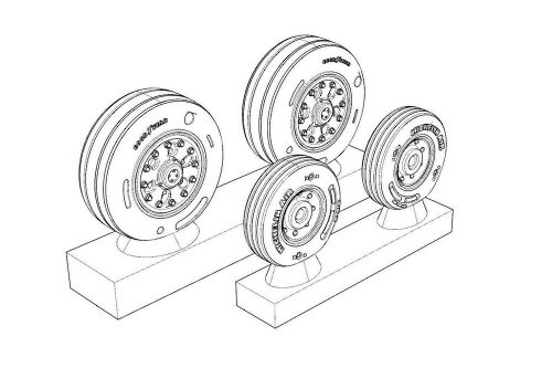 Brengun BRL48135 F/A-18 Wheels