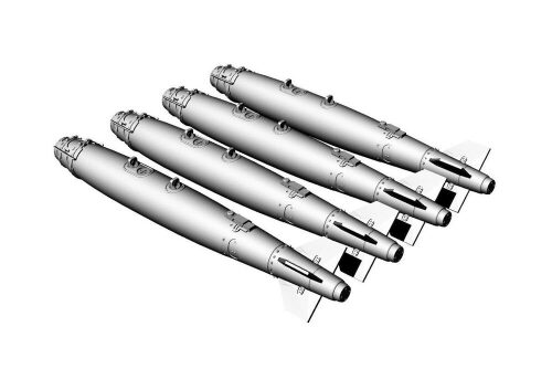 Brengun BRL48163 GBU-38 JDAM 500lb bomb (4pcs)