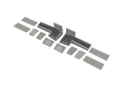 Eduard Accessories 672379 P-51D gun bays PRINT