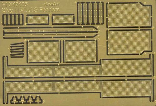 Hauler HLX48105 Stug III Ausf G FENDERS