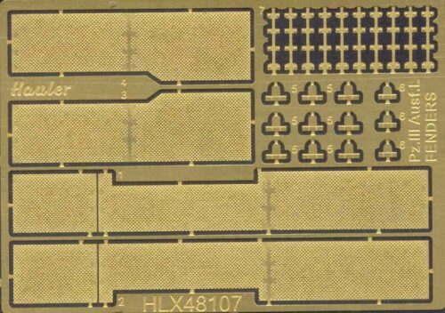 Hauler HLX48107 Pz  III Ausf L FENDERS