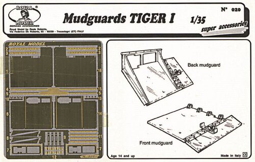 Royal Model RM020 Tiger I mudguards