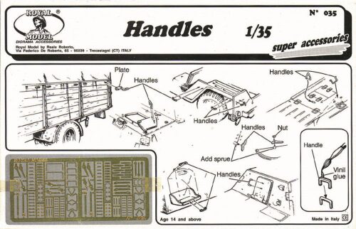 Royal Model RM035 Handles
