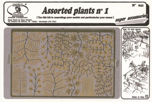 Royal Model RM041 Assorted plants n.1