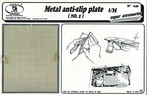 Royal Model RM046 Metal anti-slip plate n.2