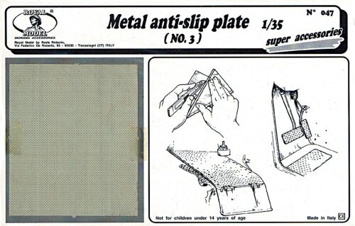 Royal Model RM047 Metal anti-slip plate n.3